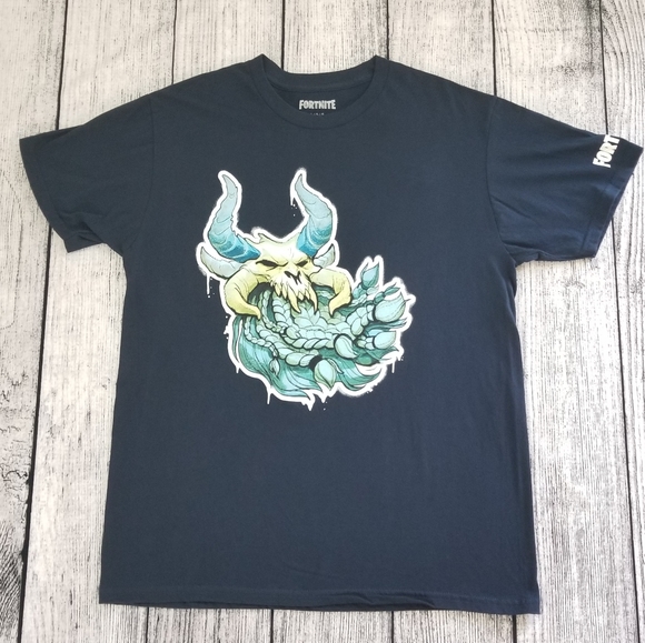 Fortnite Other - Fortnite Ragnarok Dark Blue Tee
